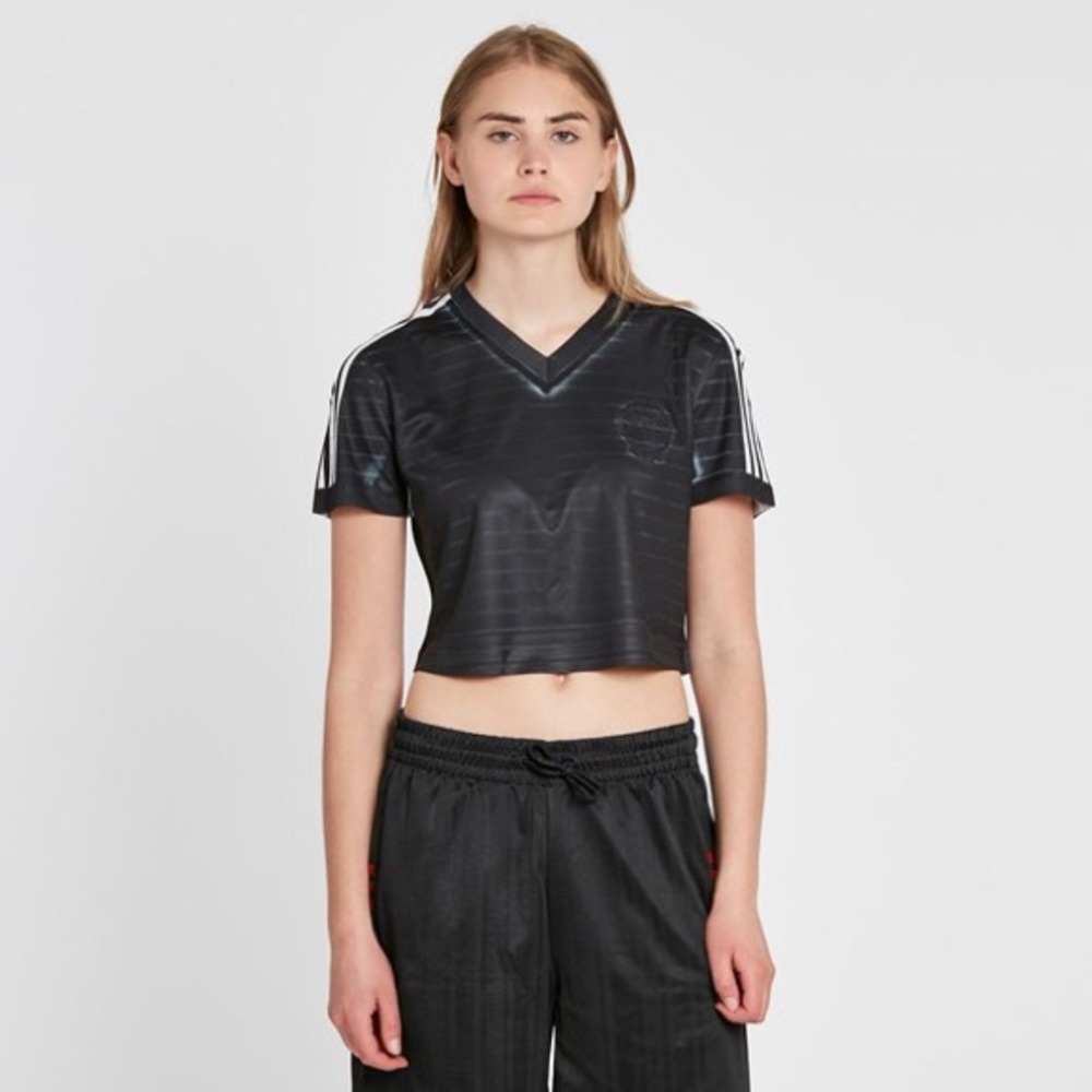 ADIDAS / ALEXANDER WANG CROPPED T-SHIRT